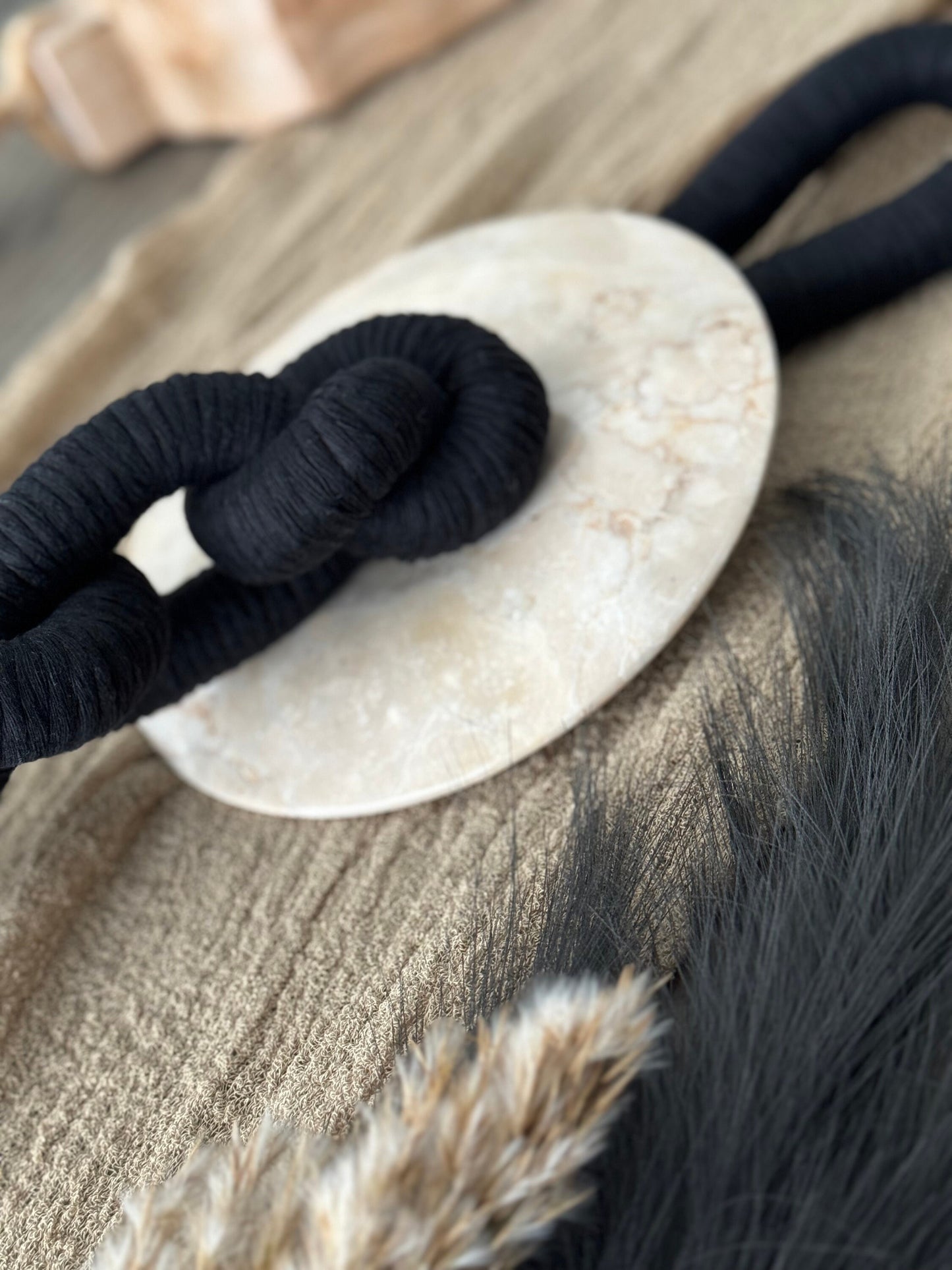 Marble Disc Decorative Sculpture