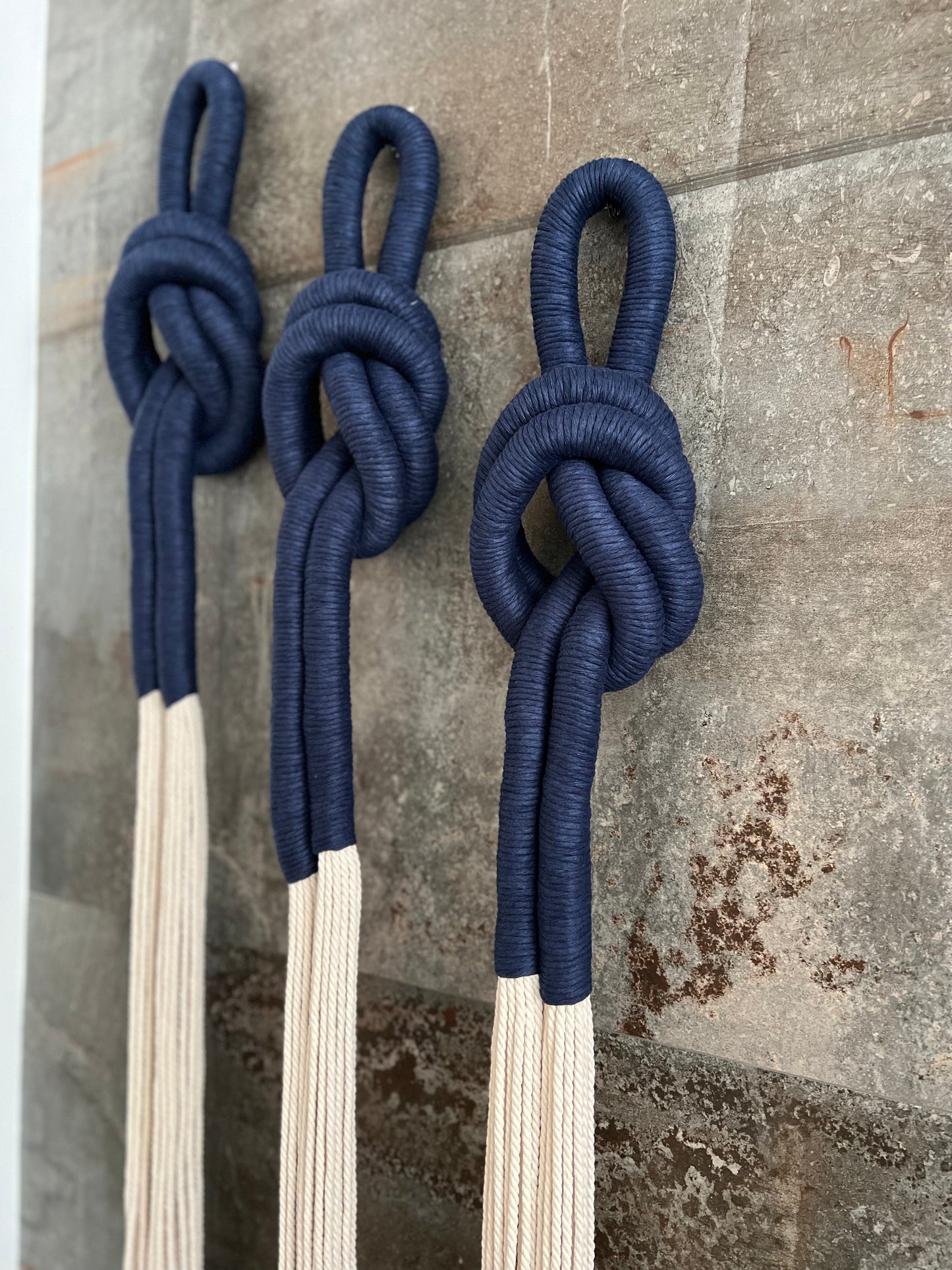 Set 3 - Wrapped Knot Wall Hanging