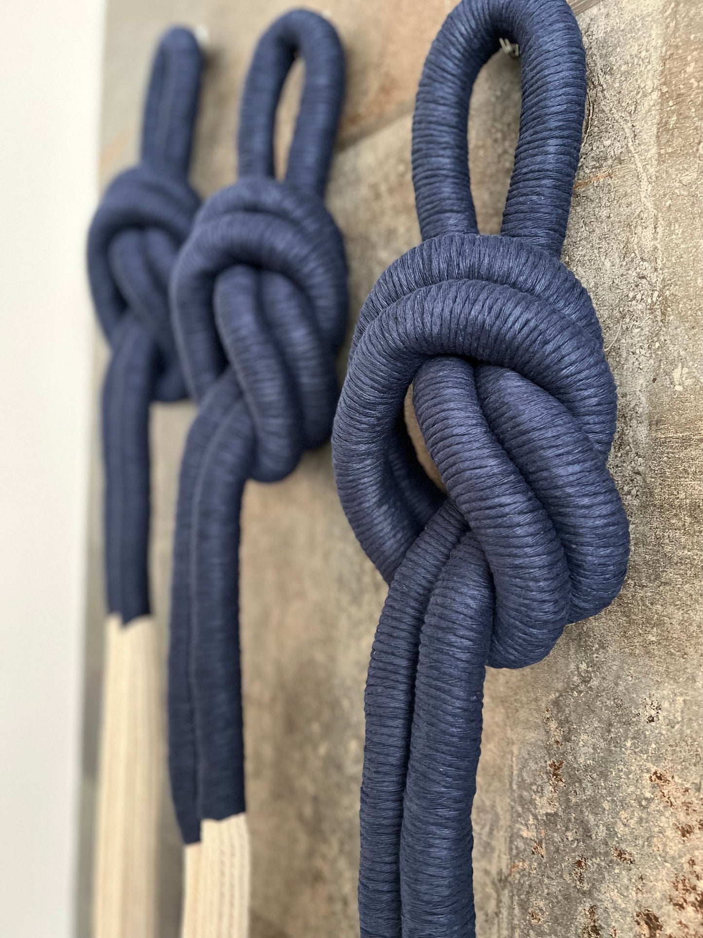 Set 3 - Wrapped Knot Wall Hanging