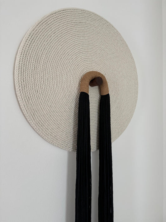 Tassel Disc Wall Hanging